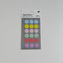 Stickers pois pastel Rico design 15mm